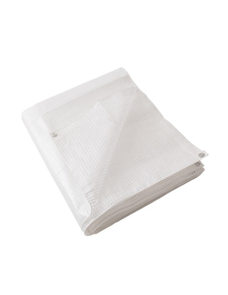 C TELO OCCHIELLATO PE BIANCO RETINATO  3X 5M 160GR