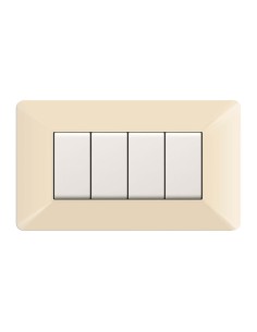 PLACCA EASY MATIX AVORIO 4P