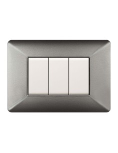 PLACCA EASY MATIX ALLUMINIO NOTTE 3P