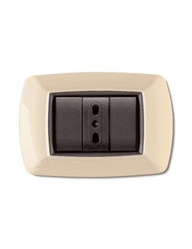 PLACCA LIFE LIVING PLAST AVORIO 3P