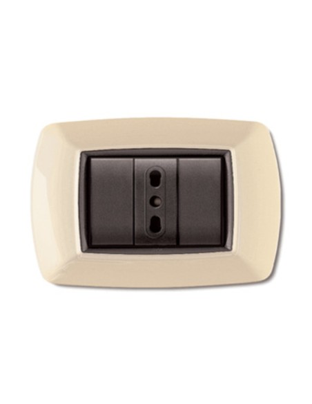 PLACCA LIFE LIVING PLAST AVORIO 3P