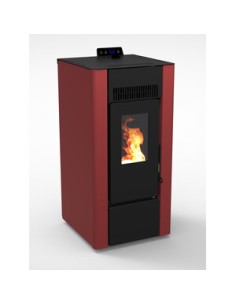 C STUFA PELLET EFESTO 9 BORDEAUX