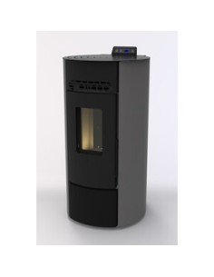 C STUFA PELLET ROUND ARGE 9 ANTRACITE