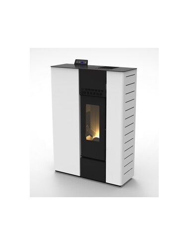 C STUFA PELLET CANALIZZATA STEROPE 12C BIANCO
