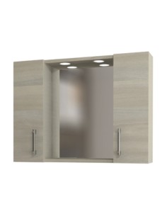 SPECCHIO DA BAGNO 960 A 2 ANTE ROVERE GRIGIO