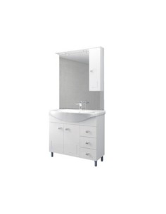 MOBILE BAGNO EVA 105 COMPLETO BIANCO