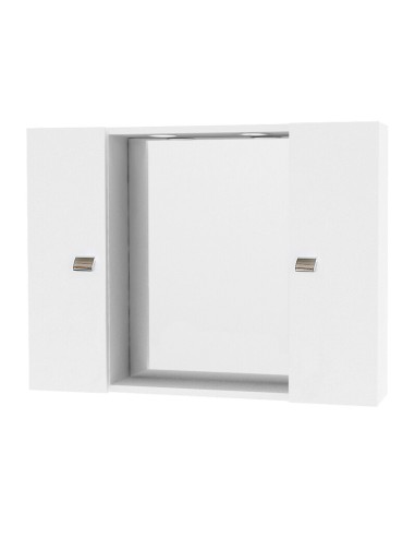 SPECCHIO DA BAGNO 198 A 2 ANTE BIANCO
