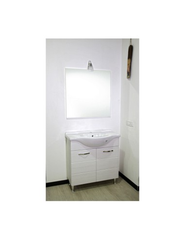 MOBILE BAGNO ANTONELLA 2 ANTE  82 BIANCO PORTUNA