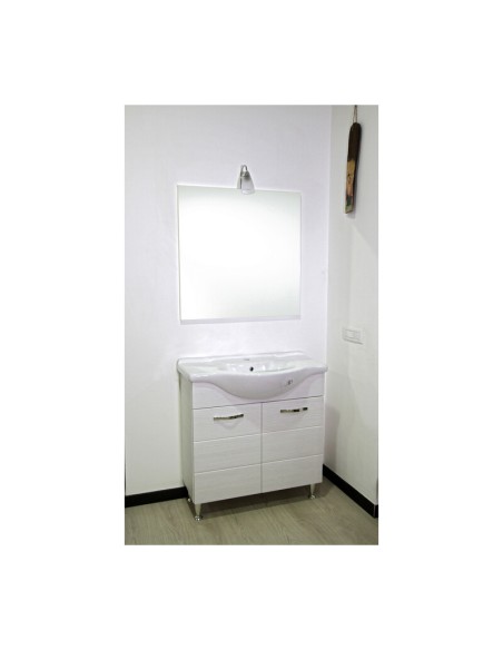 MOBILE BAGNO ANTONELLA 2 ANTE  82 BIANCO PORTUNA