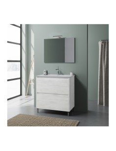 MOBILE BAGNO LISBONA 2C 80 ROVERE BIANCO