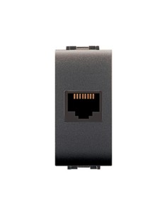 LIFE 4083 PRESA TELEFONICA RJ45 PLUG 8/8 GRIGIO ANT