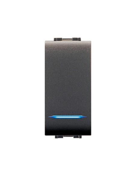 LIFE 4012 INTERRUTTORE UNIPOLARE ILLUM.LE GRIGIO