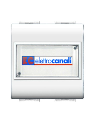 LIFE 4025 WH PULSANTE C/PORTANOME BIANCO