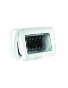 PLACCA LIFE BOX SYSTEM P/ESTERNO IP55 BIANCO 3P