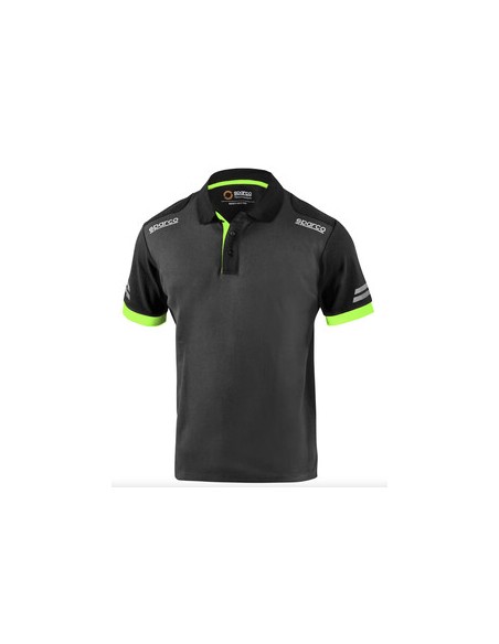 SPARCO POLO TOLEDO GREY GREEN TG XXL