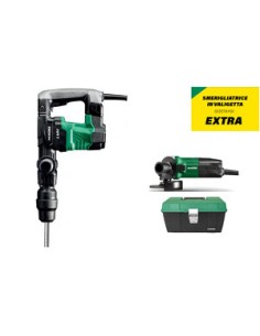 HIKOKI MARTELLO DEMOLITORE H41MB2+SMERIGL G12STA