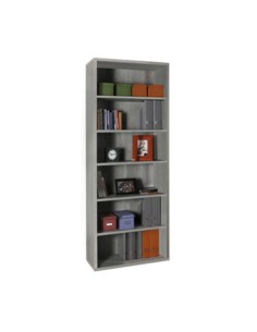 PRATICO LIBRERIA 35,7X81,6XH217 CM CEMENTO