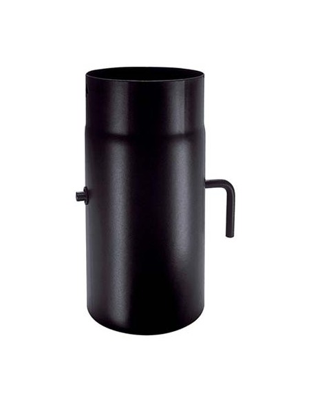 TUBO LEGNA + SERRANDA PLUS NERO OPACO SAVE CM 13 H.CM  25