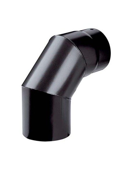 GOMITO LEGNA 90° PLUS NERO OPACO SAVE CM 12