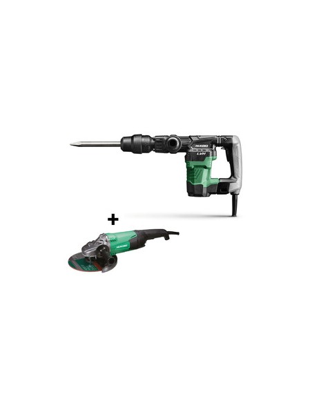 HIKOKI MARTELLO DEMOLITORE H41MB2 + SMERIGL G23ST
