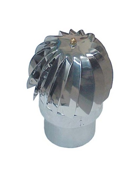 VENTOLINO GIREVOLE BASE TONDA MASCHIO INOX 304 CM 13