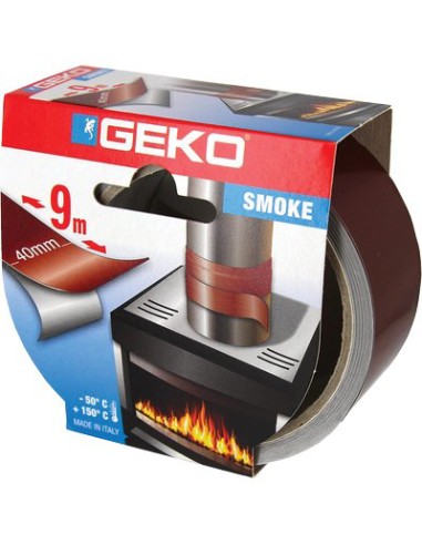 NASTRO ALLUMINIO EMMESMOKE GEKO MARRONE CM 4 MT 9
