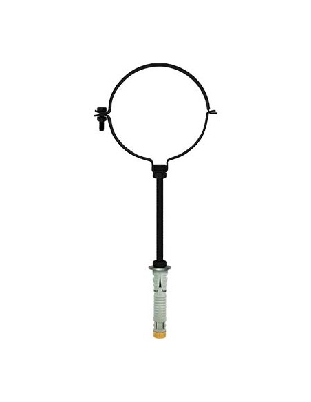 COLLARE REGGITUBO PELLET NERO OPACO FRIULSIDER CM  8 + TASSELLO