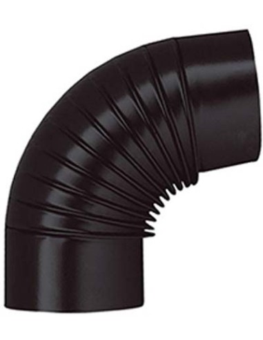 GOMITO LEGNA 90° CLASSIC NERO OPACO SAVE CM 15