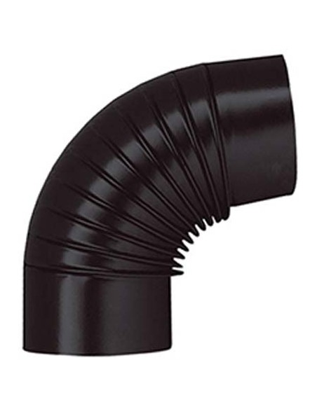 GOMITO LEGNA 90° CLASSIC NERO OPACO SAVE CM 15