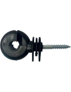 ISOLATORE ELETTRORECINZIONE OCCHIOLO VITE LEGNO X FILO + CORDA