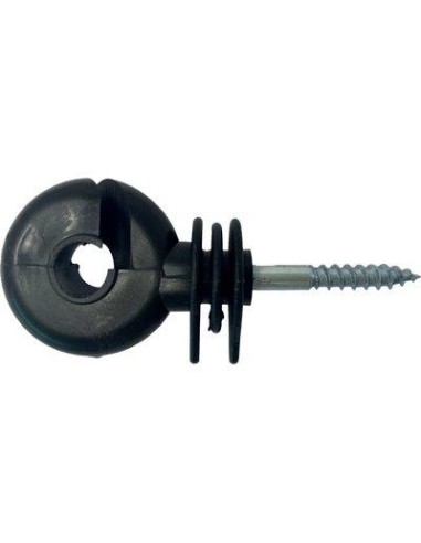 ISOLATORE ELETTRORECINZIONE OCCHIOLO VITE LEGNO X FILO + CORDA