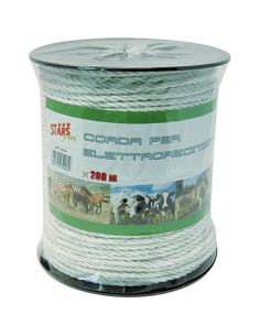 CORDA ELETTRORECINZIONE STARS FILI ACCIAIO 6 MM 6 MT 200