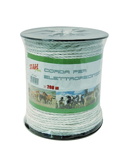 CORDA ELETTRORECINZIONE STARS FILI ACCIAIO 6 MM 6 MT 200