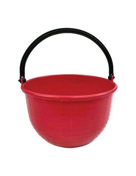 CESTA RACCOLTA TONDA PPL ROSSO LT 14