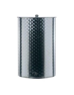 SERBATOIO + COPERCHIO BELVIVERE INOX SALDATO FIORETT LT  500 CM 72 H.CM 125 1F