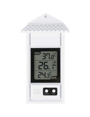 TERMOMETRO DIGITALE THERM06 VELAMP PP BIANCO -10/+50°C CM 6,0X17,0