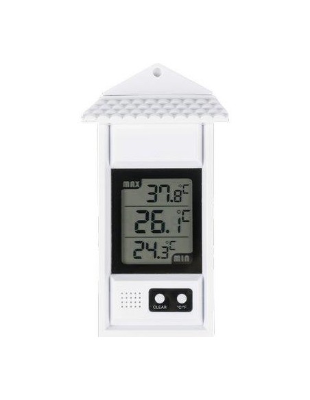 TERMOMETRO DIGITALE THERM06 VELAMP PP BIANCO -10/+50°C CM 6,0X17,0