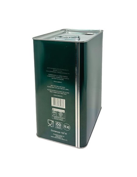 LATTINA BANDA STAGNATA FORO SINGOLO SENZA TAPPO QUADRA F.MM 42 LT 10 (112)