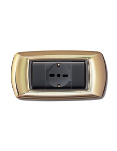 PLACCA LIFE LIVING PLAST ORO 4P