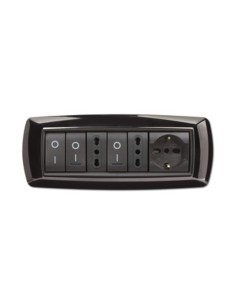 PLACCA LIFE LIVING PLAST NERO 7P