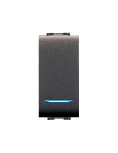 LIFE 4012 INTERRUTTORE UNIPOLARE ILLUM.LE GRIGIO