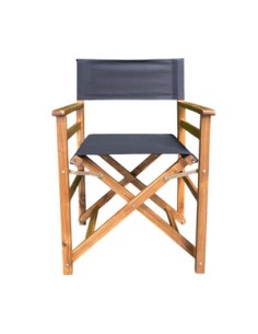 C SEDIA REGISTA LEGNO PIEGHEVOLE CINEMA NERO