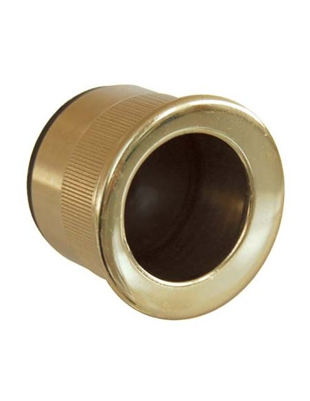 MANIGLIA A DITALE INCASSO TONDA COTTALI MM 25x12 OTTONE LUCIDO