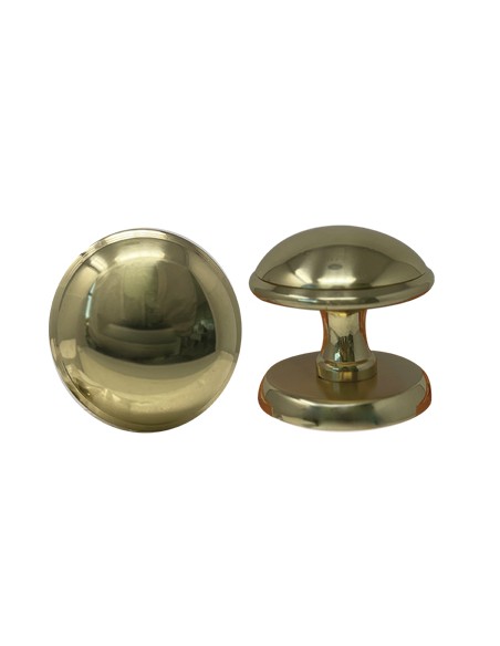 POMOLO X PORTONE GIADA OTTONE ORO LUCIDO D.MM 70 BASE D.MM 70