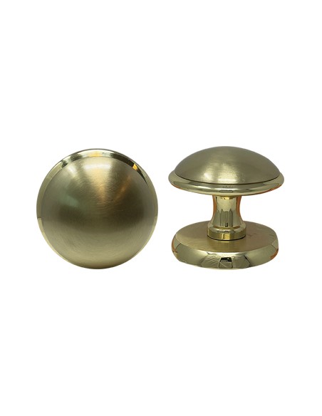 POMOLO X PORTONE GIADA OTTONE ORO SATINATO D.MM 70 BASE D.MM 70