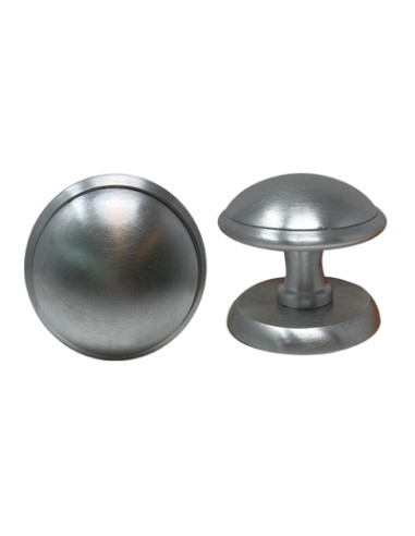 POMOLO X PORTONE GIADA OTTONE CROMO SATINATO D.MM 70 BASE D.MM 70