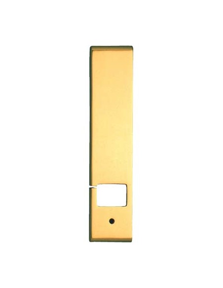 PLACCA AVVOLGITORE INCASSO COTTALI MM 53X240 OTTONE LUCIDO