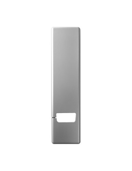 PLACCA AVVOLGITORE INCASSO UNIVERSALE ABS GRIGIO SATINATO MM 65X250