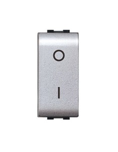 LIFE 4009 TEC INTERRUTTORE BIPOLARE ARGENTO SATIN