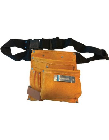 BORSA CARPENTIERE 2 TASCHE + PORTA MARTELLO EFFE CROSTA BOVINA + CINTA